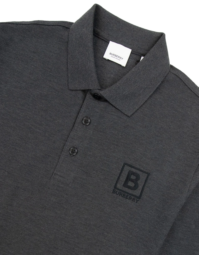 Gateforth L/s Polo Charcoal