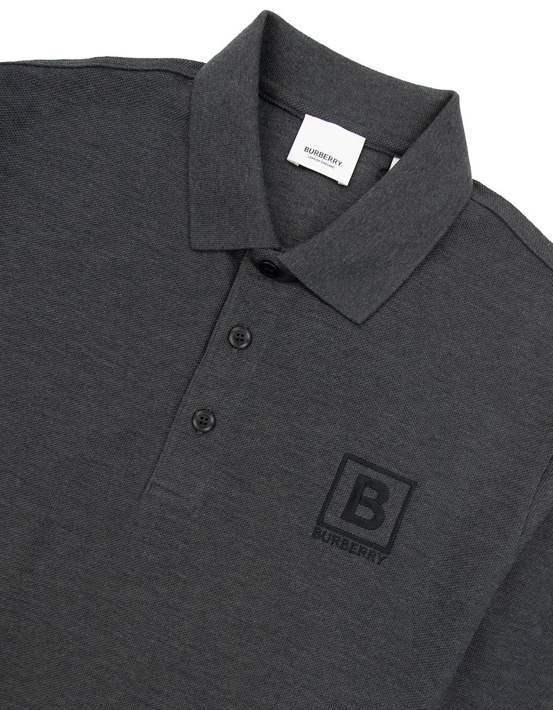 Gateforth L/s Polo Charcoal