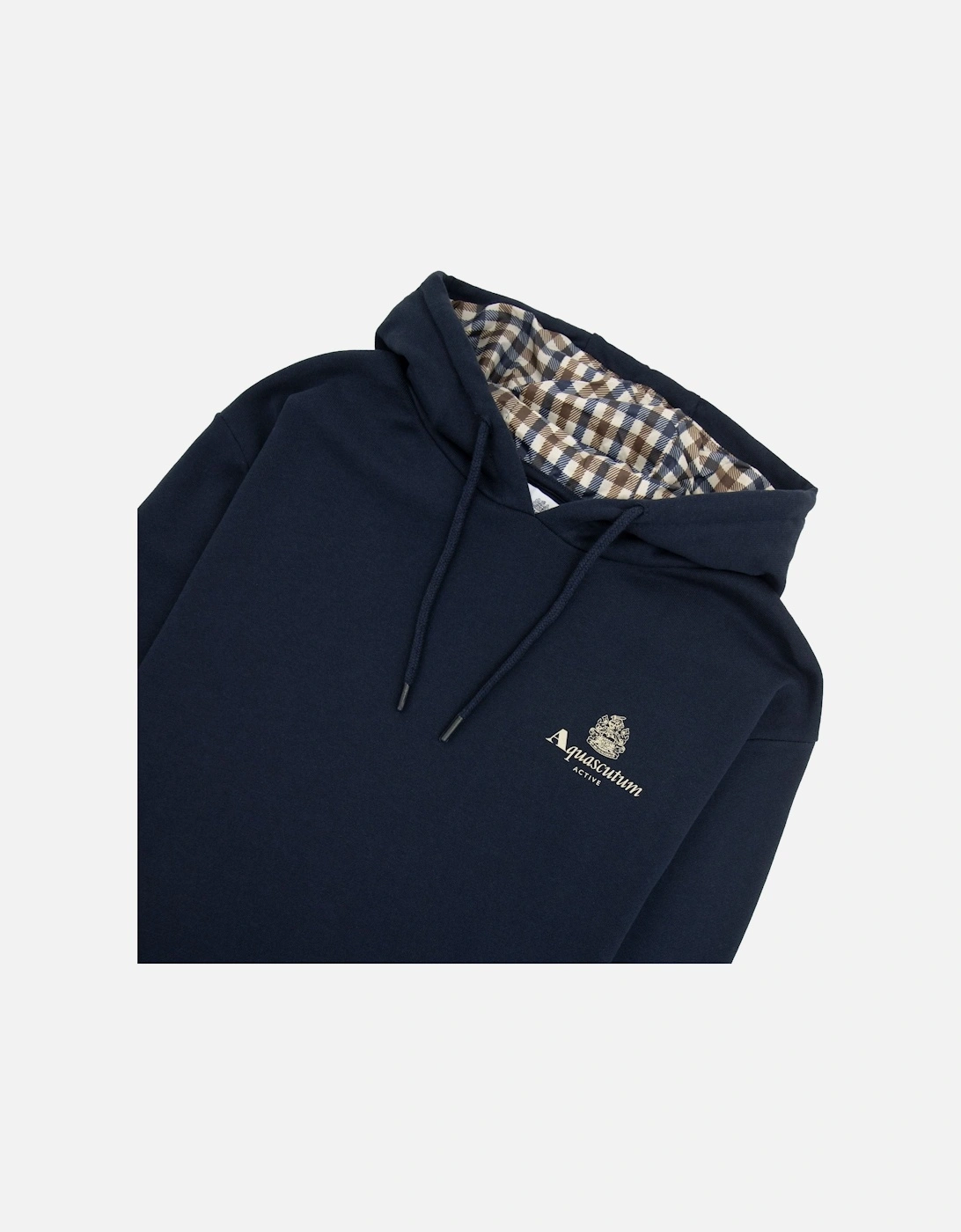 Active Small Logo Hoodie Navy