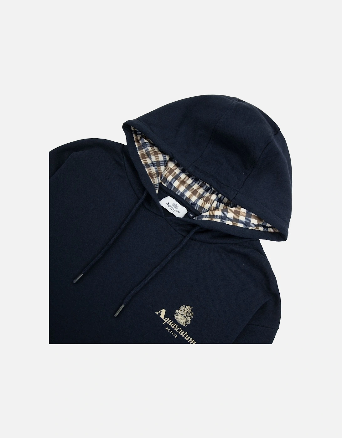 Active Small Logo Hoodie Navy