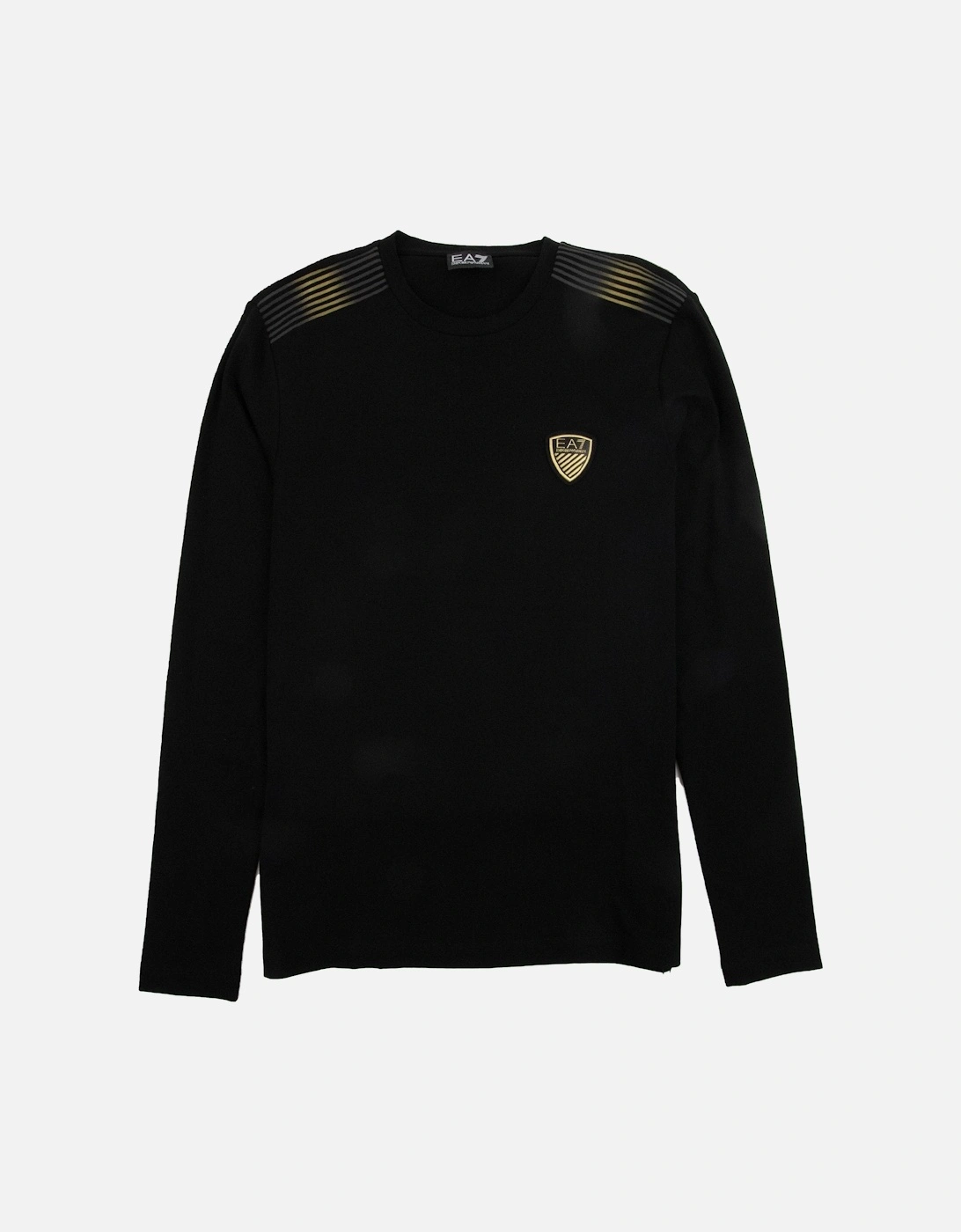 Train Soccer Long Sleeve T-shirt Black, 4 of 3