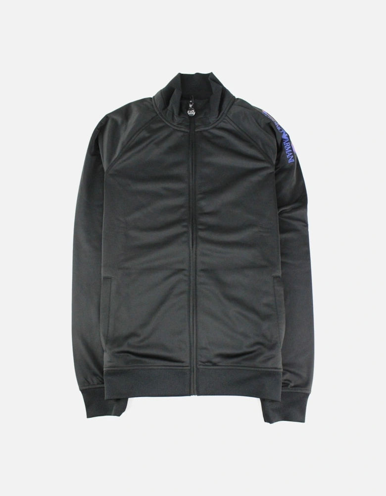 3d Logo Zip Up Tracksuit Nero