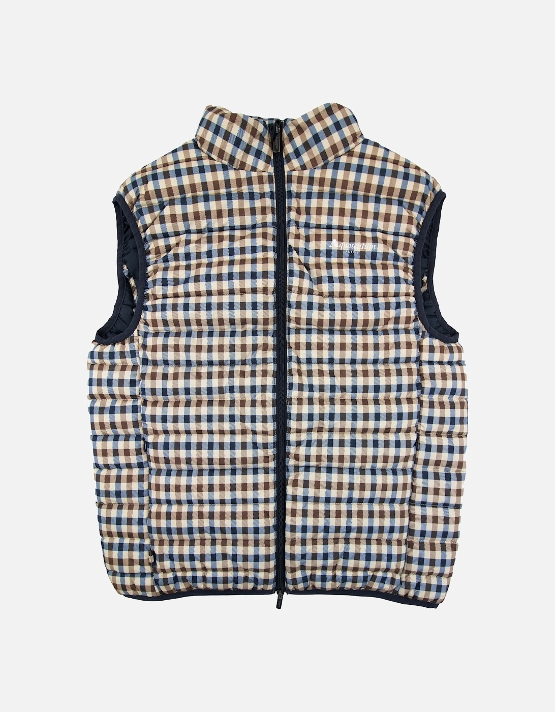 Men's Aquascutum Rlg Active Vest Club Check 28 - Size: M