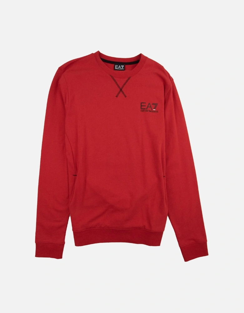 Train Core ID Sweatshirt W/ Pockets Red