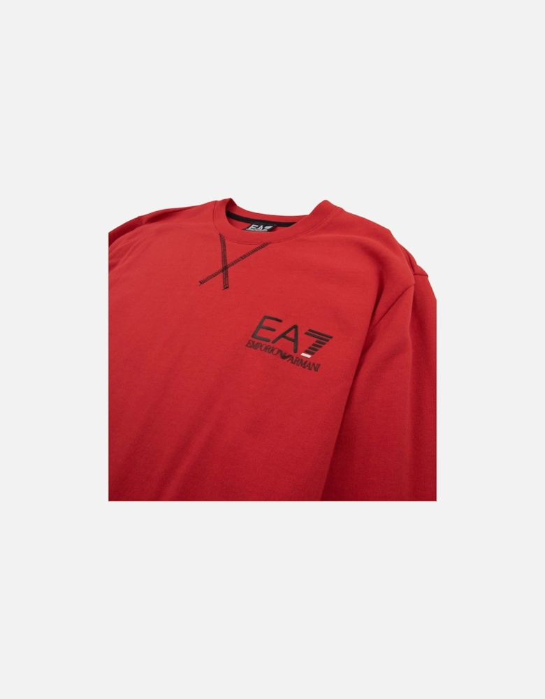 Train Core ID Sweatshirt W/ Pockets Red