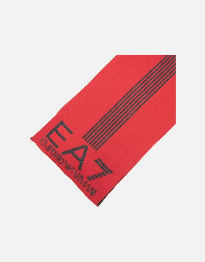 Montain Logo Scarf Candy Red