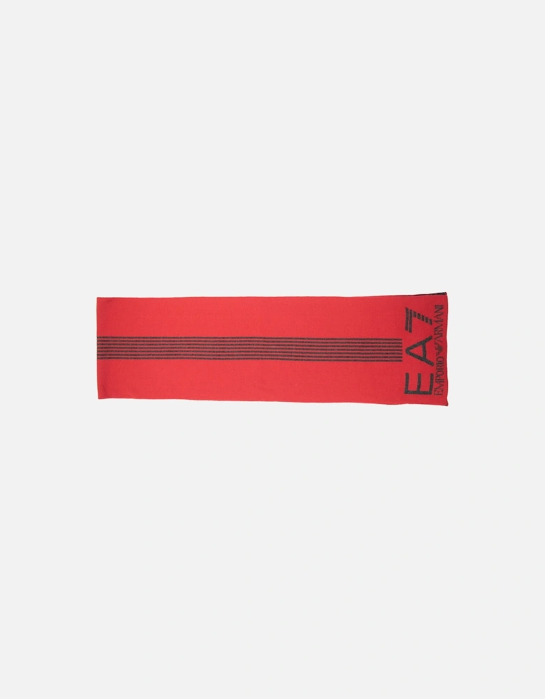 Montain Logo Scarf Candy Red