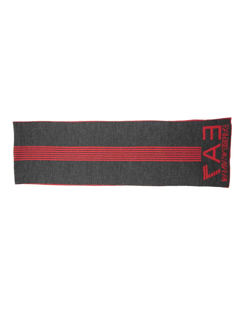 Montain Logo Scarf Candy Red