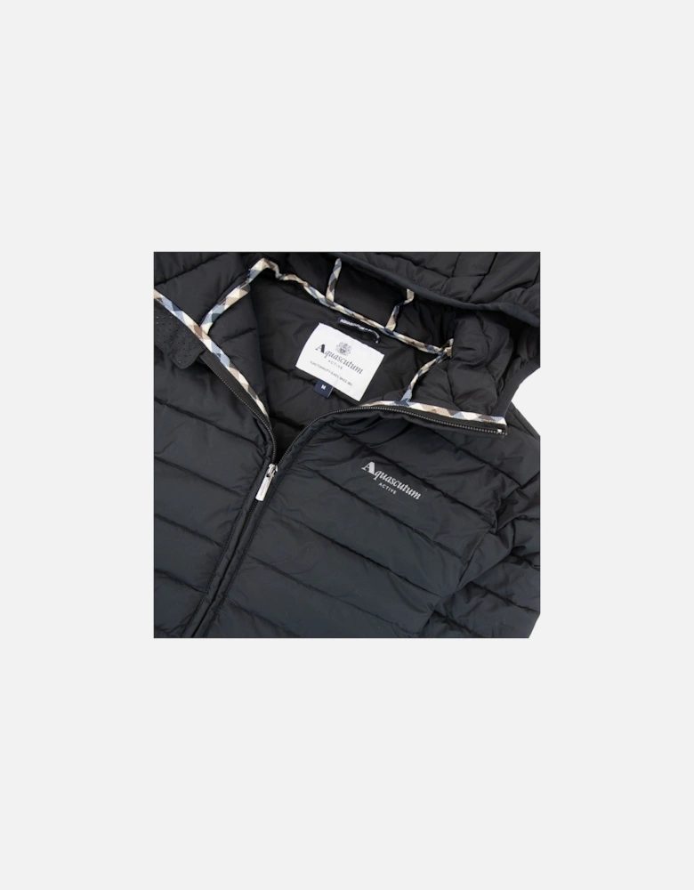 Rlg Active Hoodied Down Jacket Black