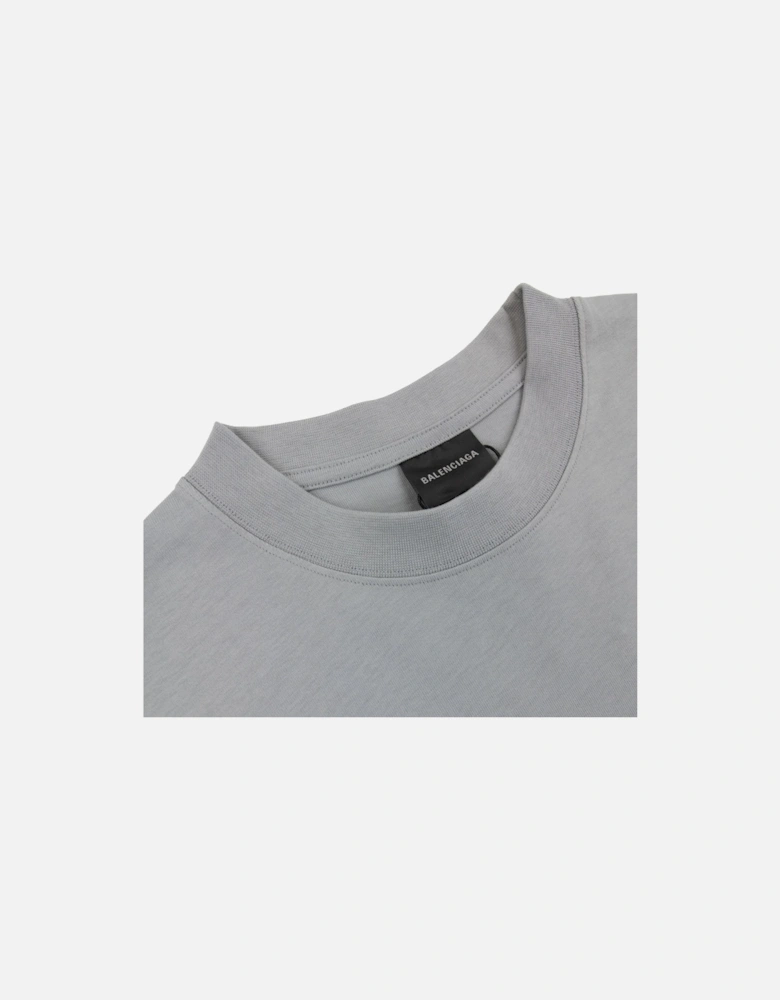 Bb Embroidered Chest Logo T-shirt Grey