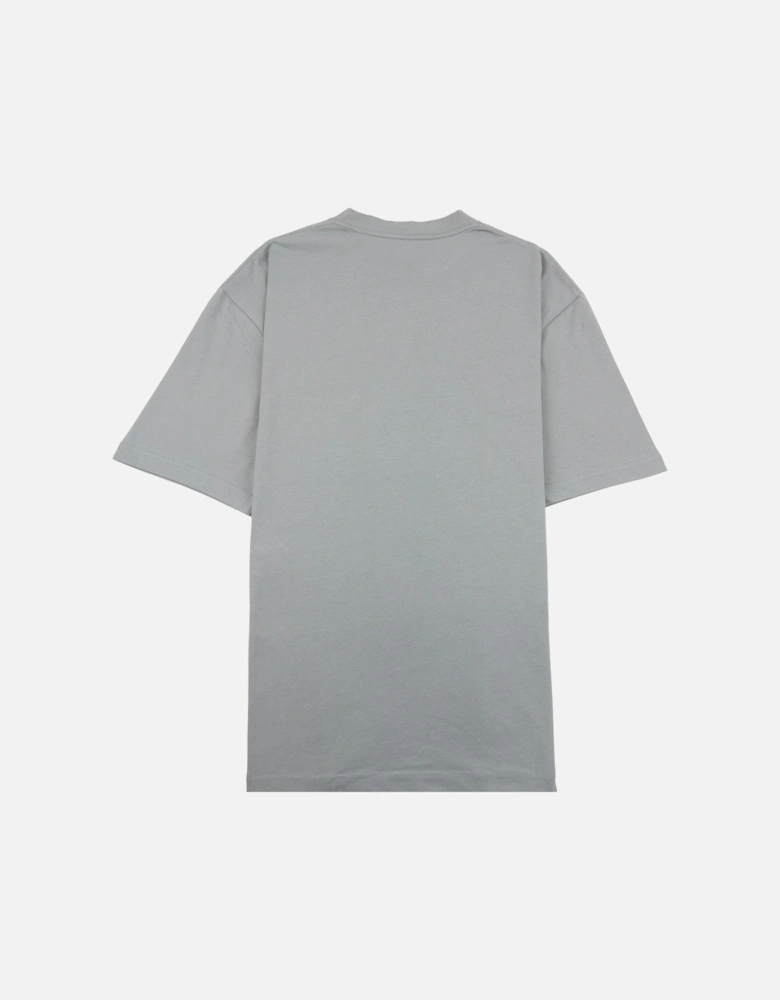 Bb Embroidered Chest Logo T-shirt Grey