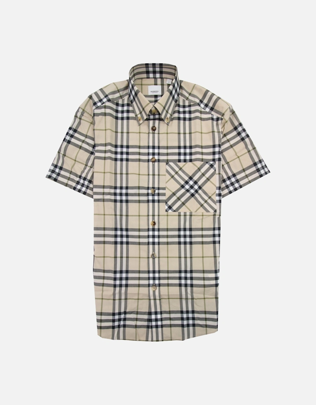 Soft Fawn Check Ss Shirt Soft Fawn Check, 5 of 4