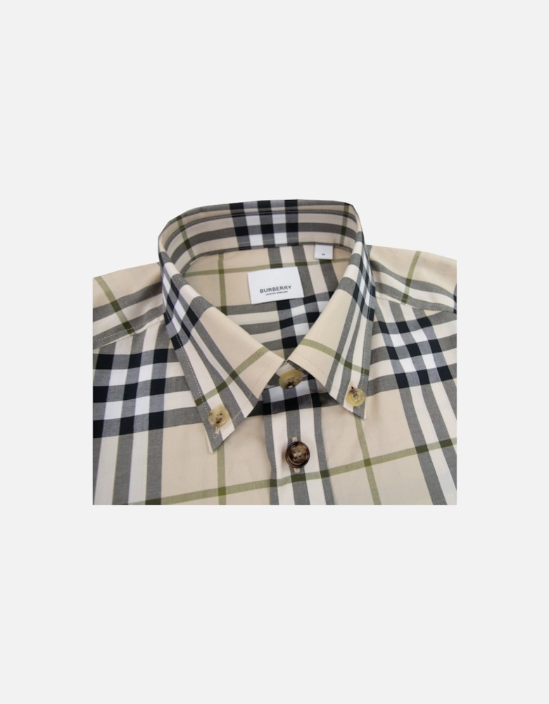 Soft Fawn Check Ss Shirt Soft Fawn Check