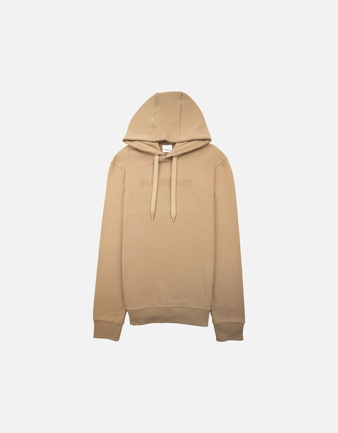 Logo Print Cotton Hoodied Sweatshirt Camel, 6 of 5