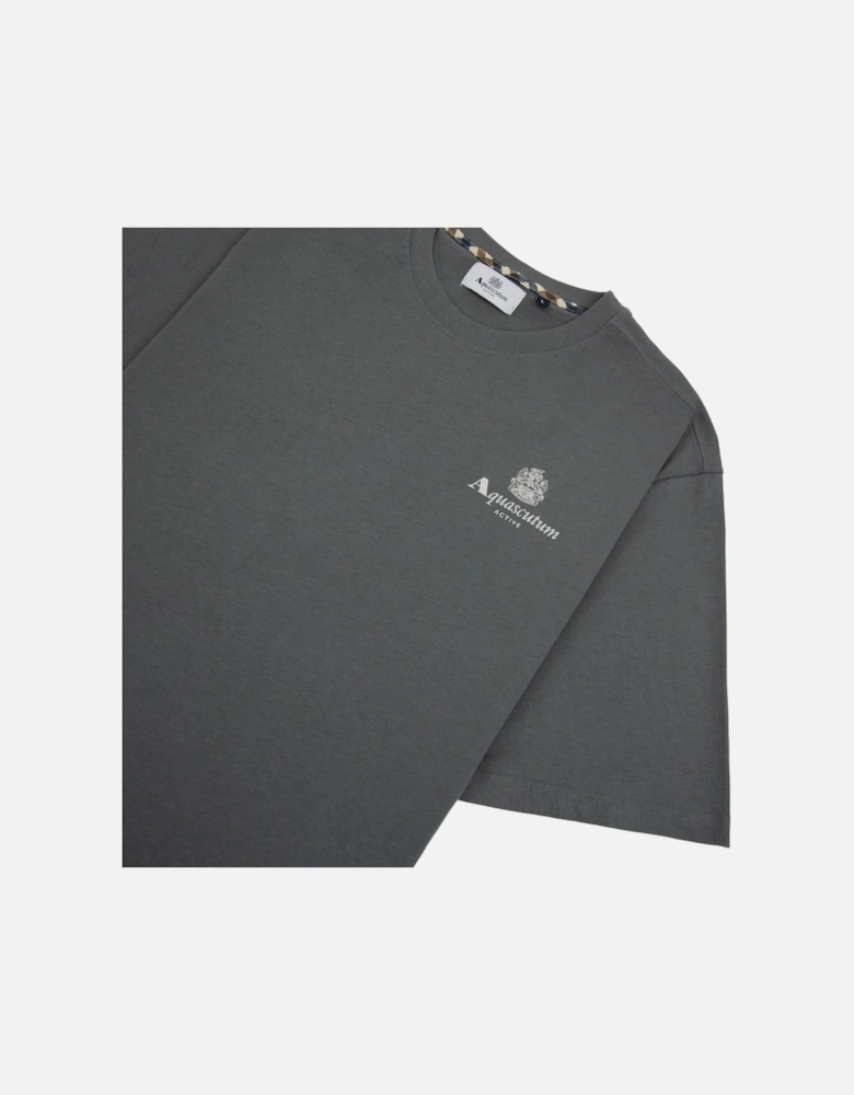 Active Small Logo T Shirt Charcoal