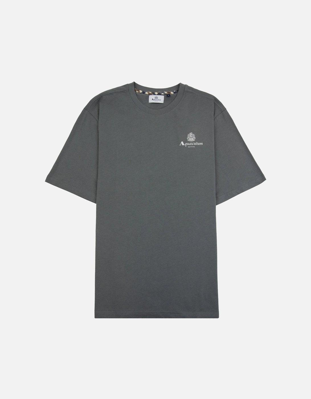 Active Small Logo T Shirt Charcoal, 5 of 4