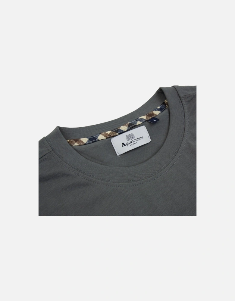 Active Small Logo T Shirt Charcoal