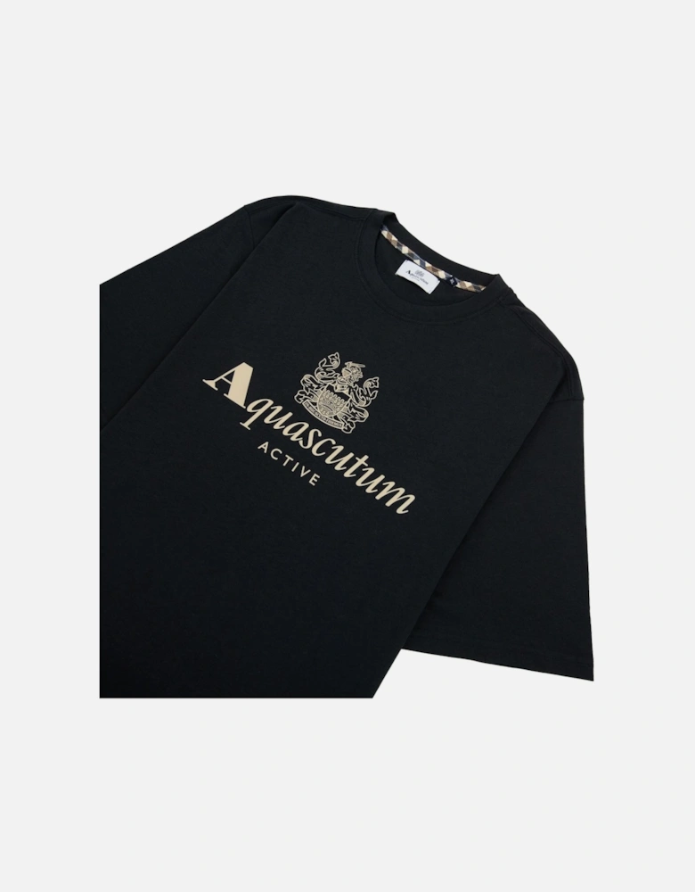 Active Big Logo T Shirt Black