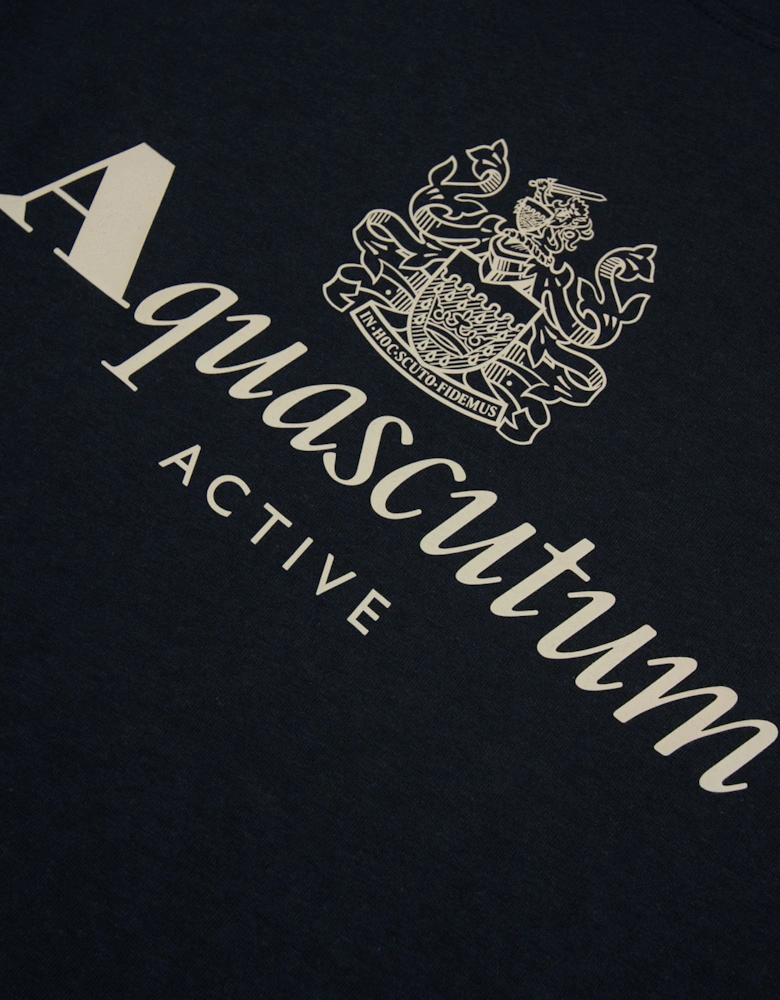 Active Big Logo T Shirt Black