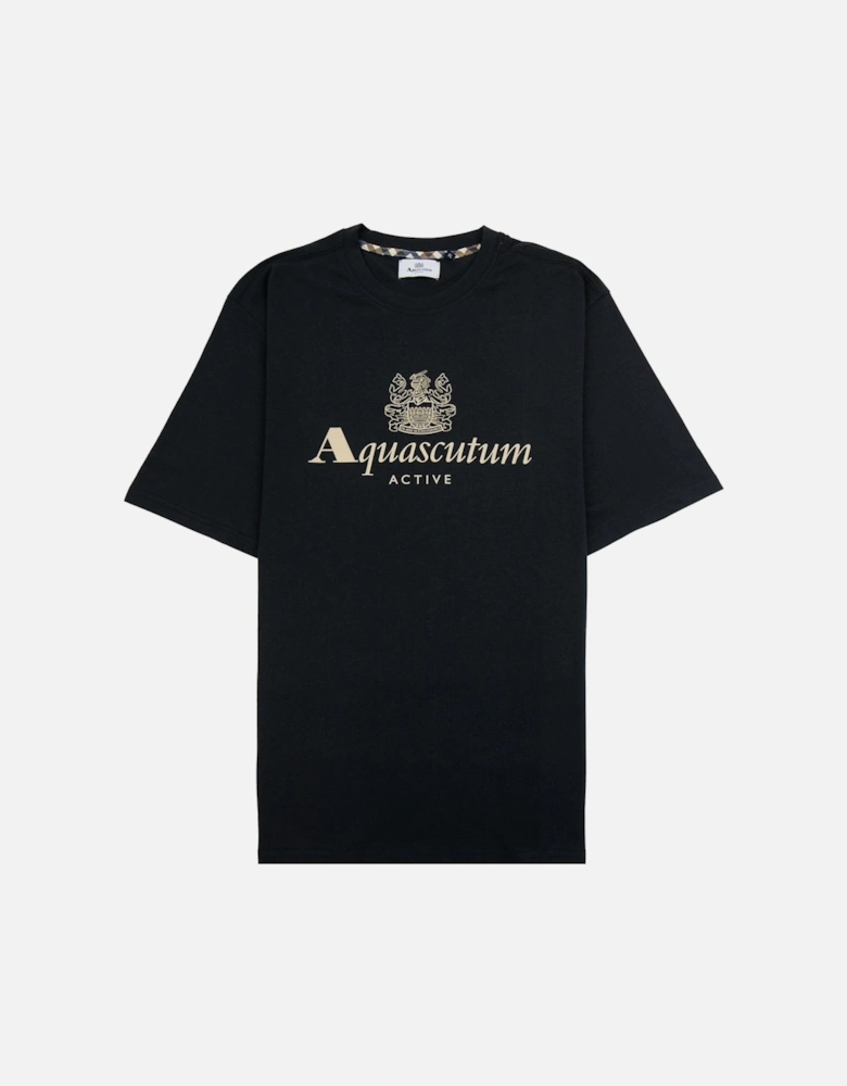 Active Big Logo T Shirt Black