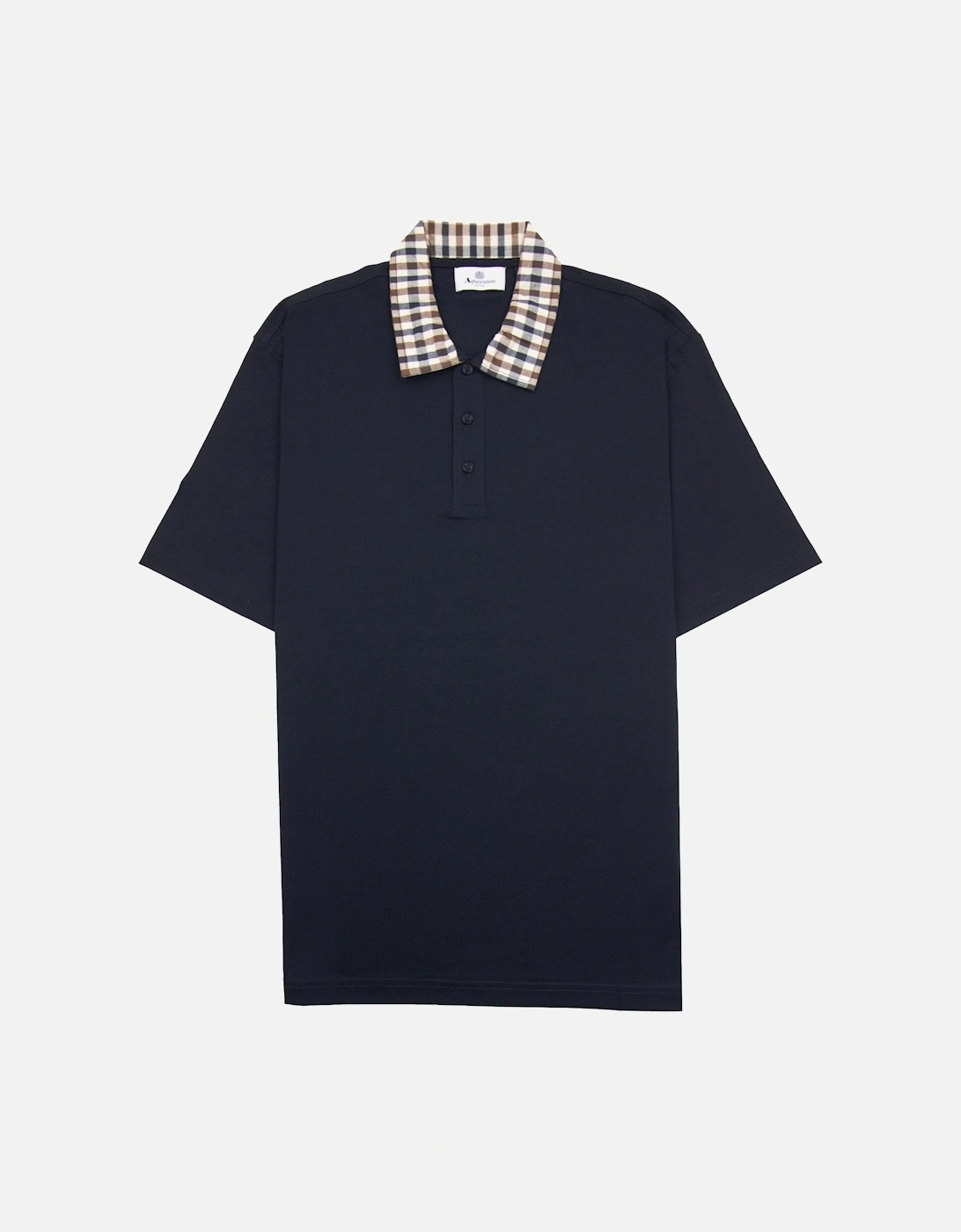 Supima Club Check Rib Polo Navy, 4 of 3