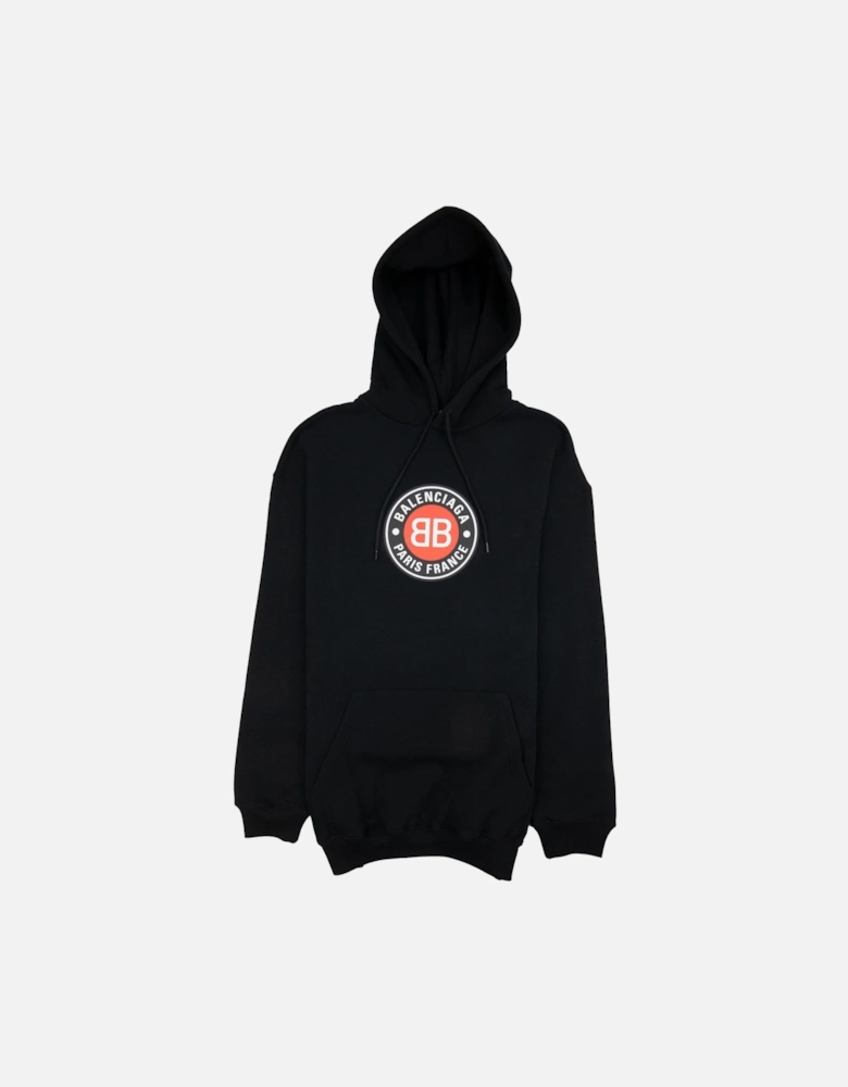 Badge Logo Hoody Black