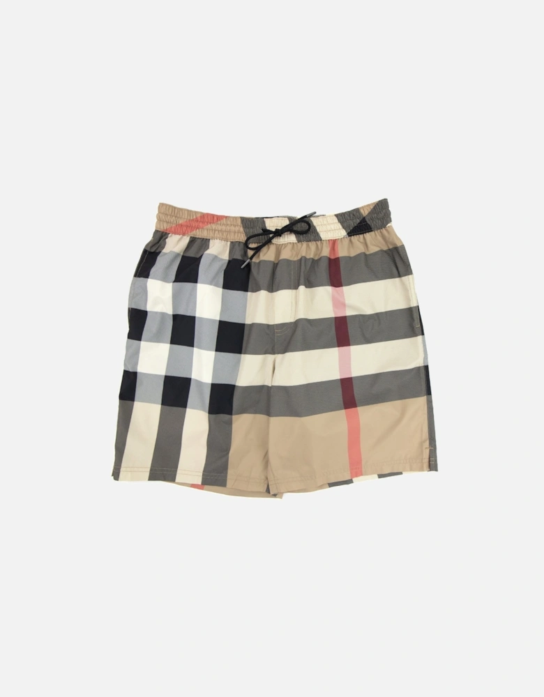 Guildes Check Shorts Archive Beige