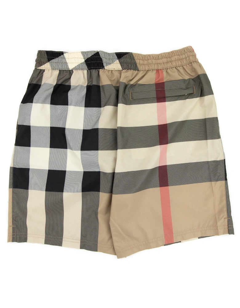 Guildes Check Shorts Archive Beige