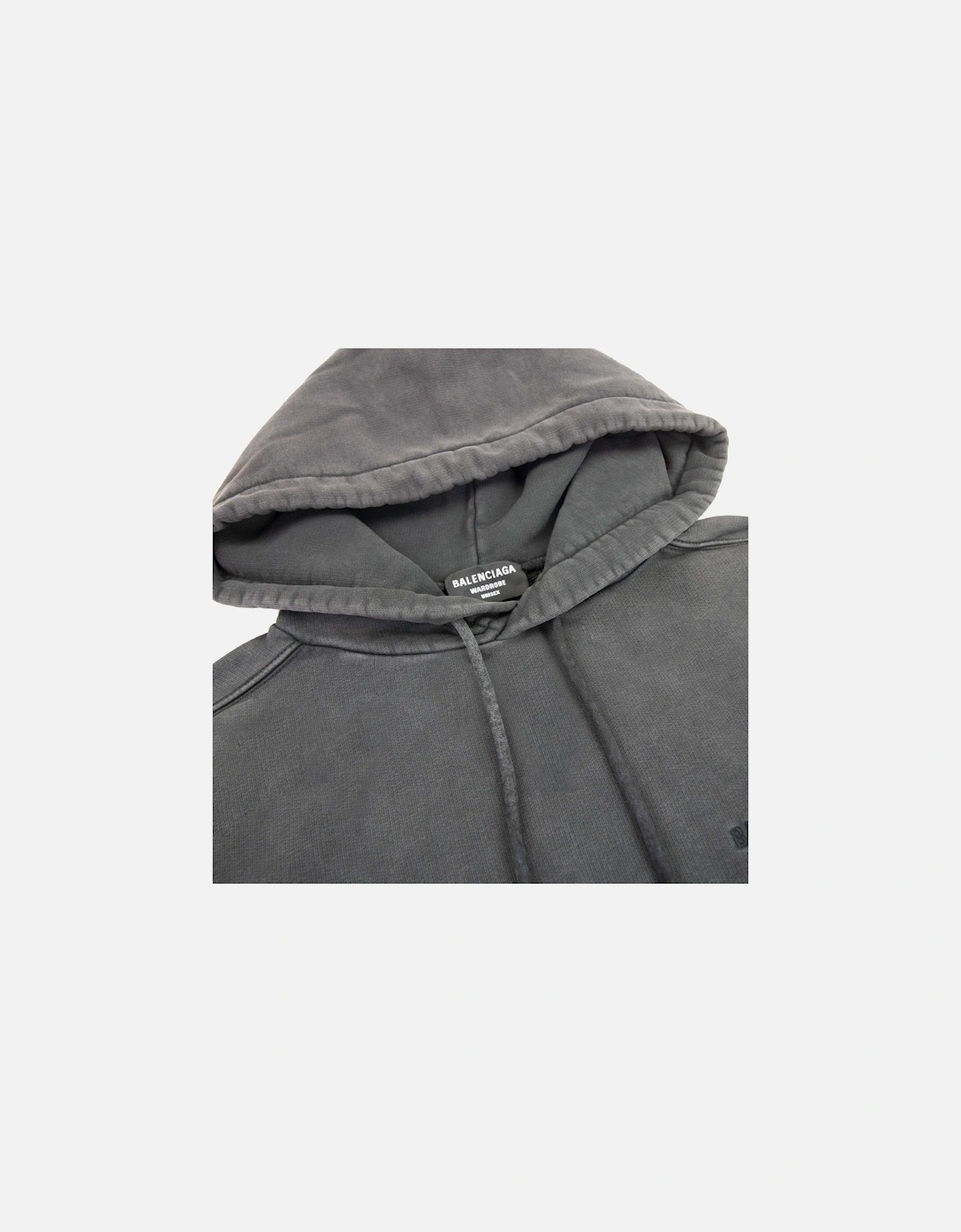 Dyed Pullover Hoody Dark Grey