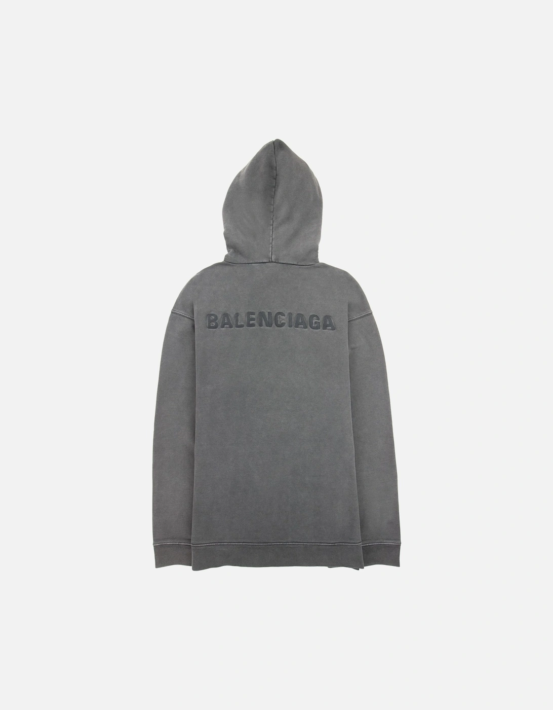 Dyed Pullover Hoody Dark Grey