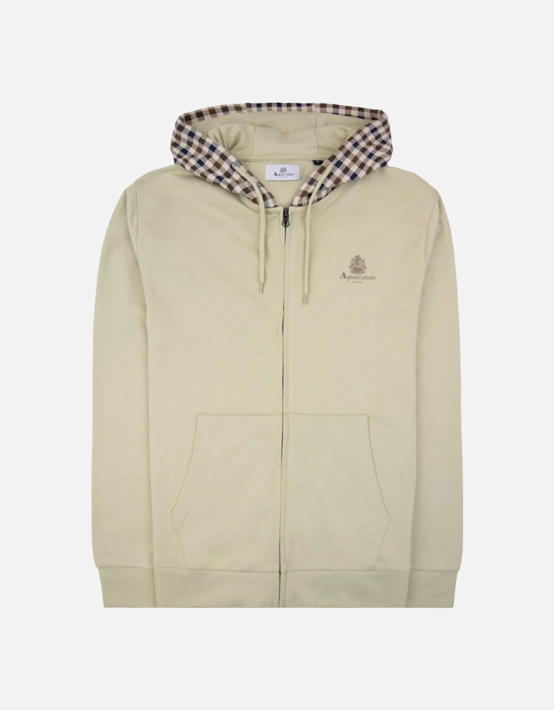 Fz Club Check Hoody Beige 03