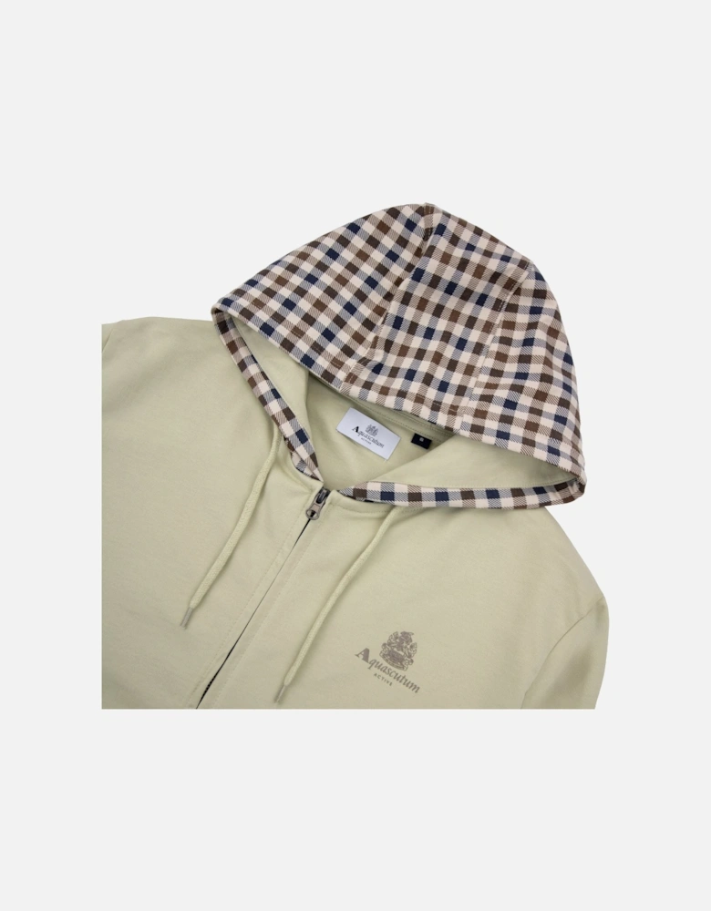 Fz Club Check Hoody Beige 03