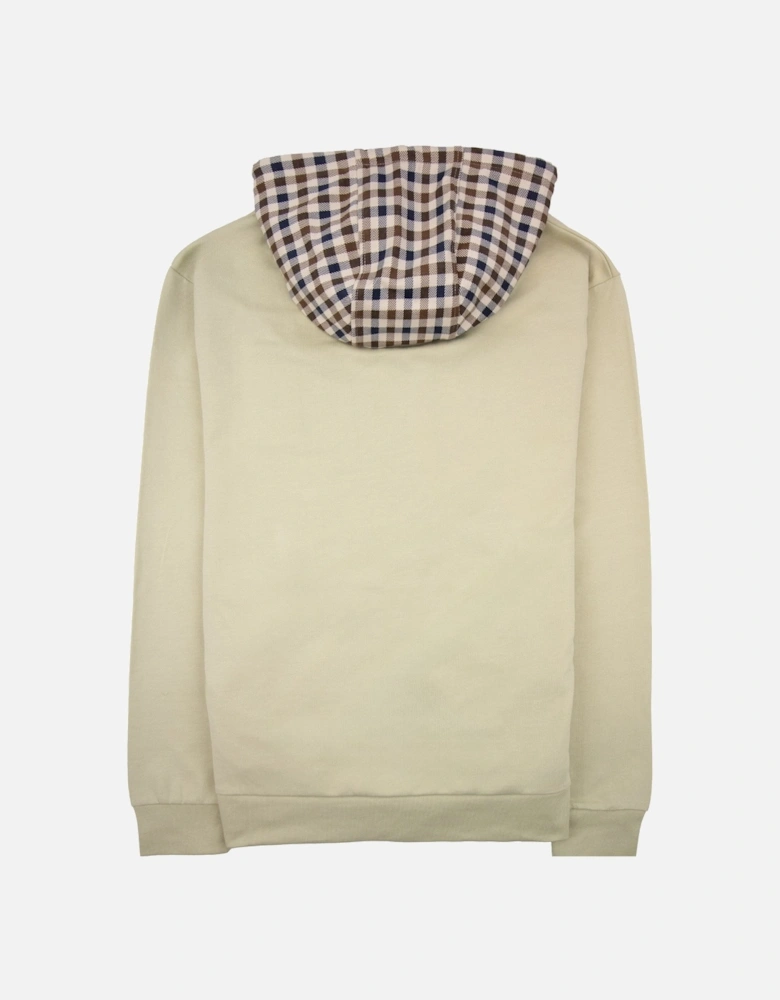 Fz Club Check Hoody Beige 03