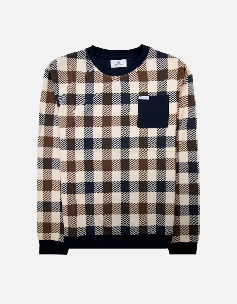 Macro Iconic Pocket Crewneck Navy 11