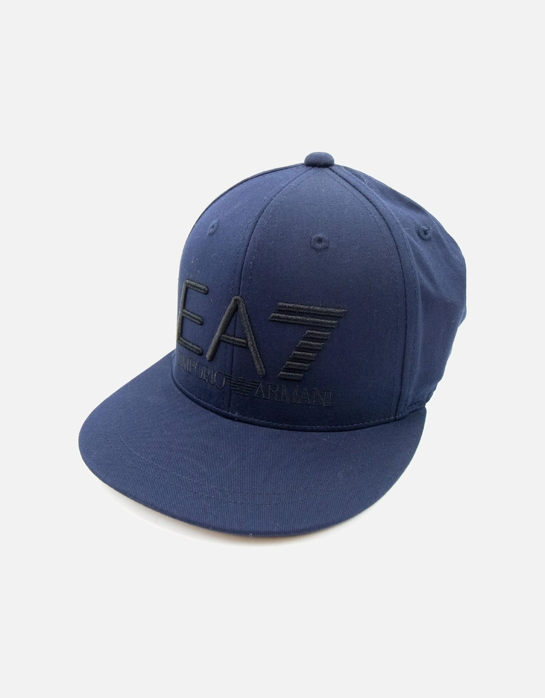 Embroidered Logo Baseball Hat Dark Blue, 3 of 2