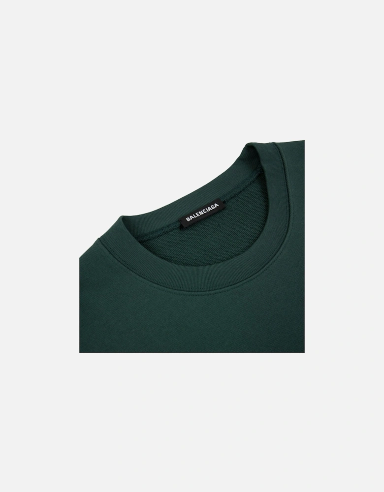 Block Logo Crewneck Sweatshirt Green 3230
