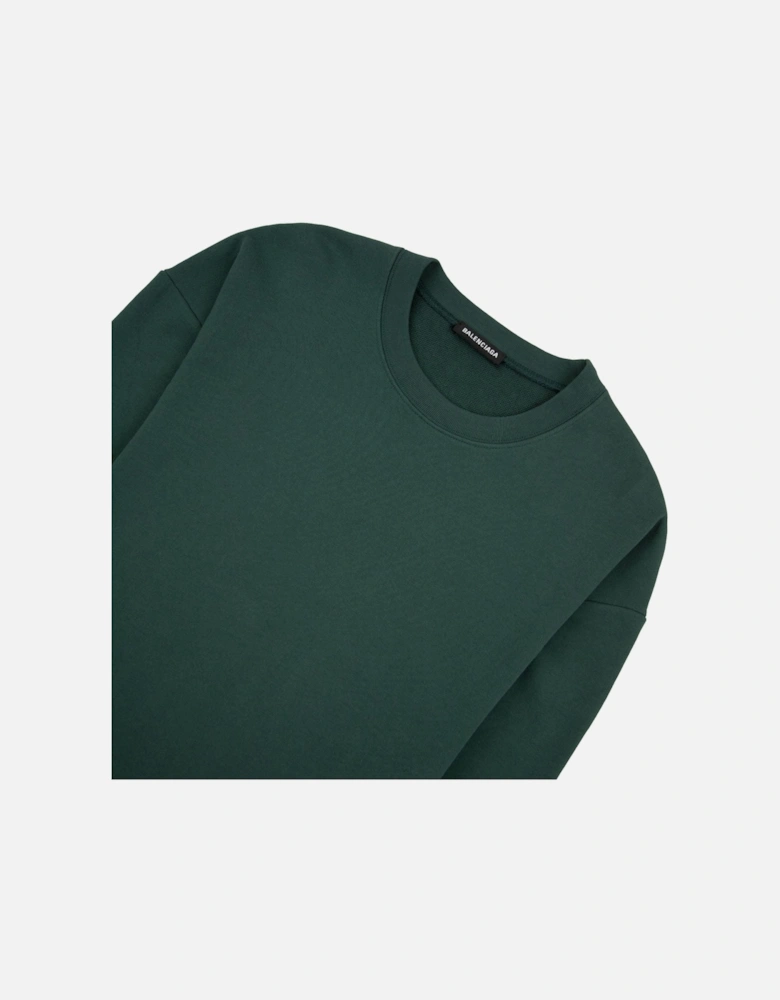 Block Logo Crewneck Sweatshirt Green 3230