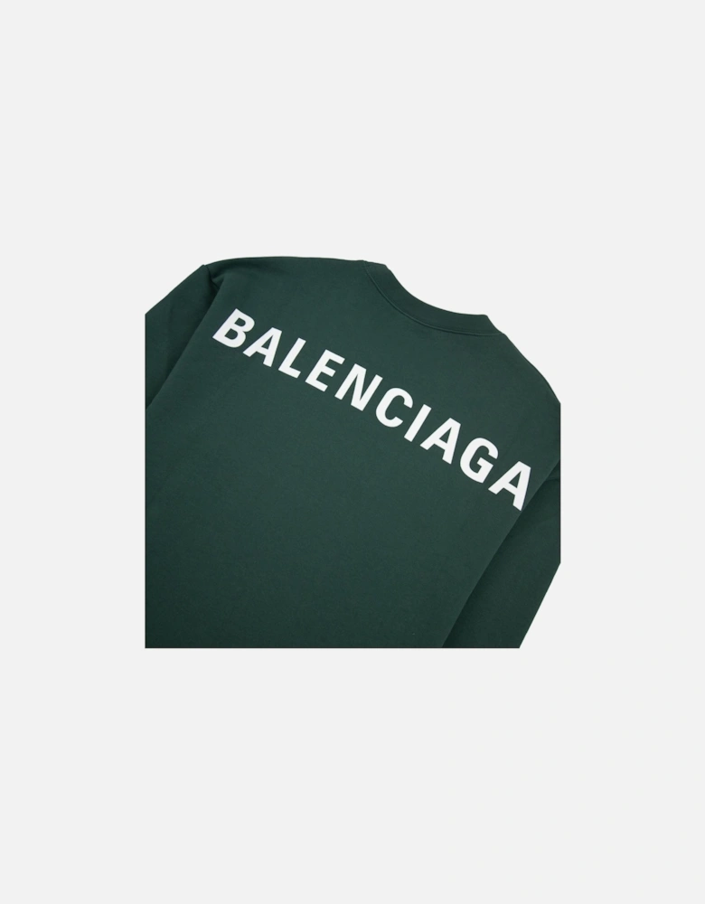 Block Logo Crewneck Sweatshirt Green 3230