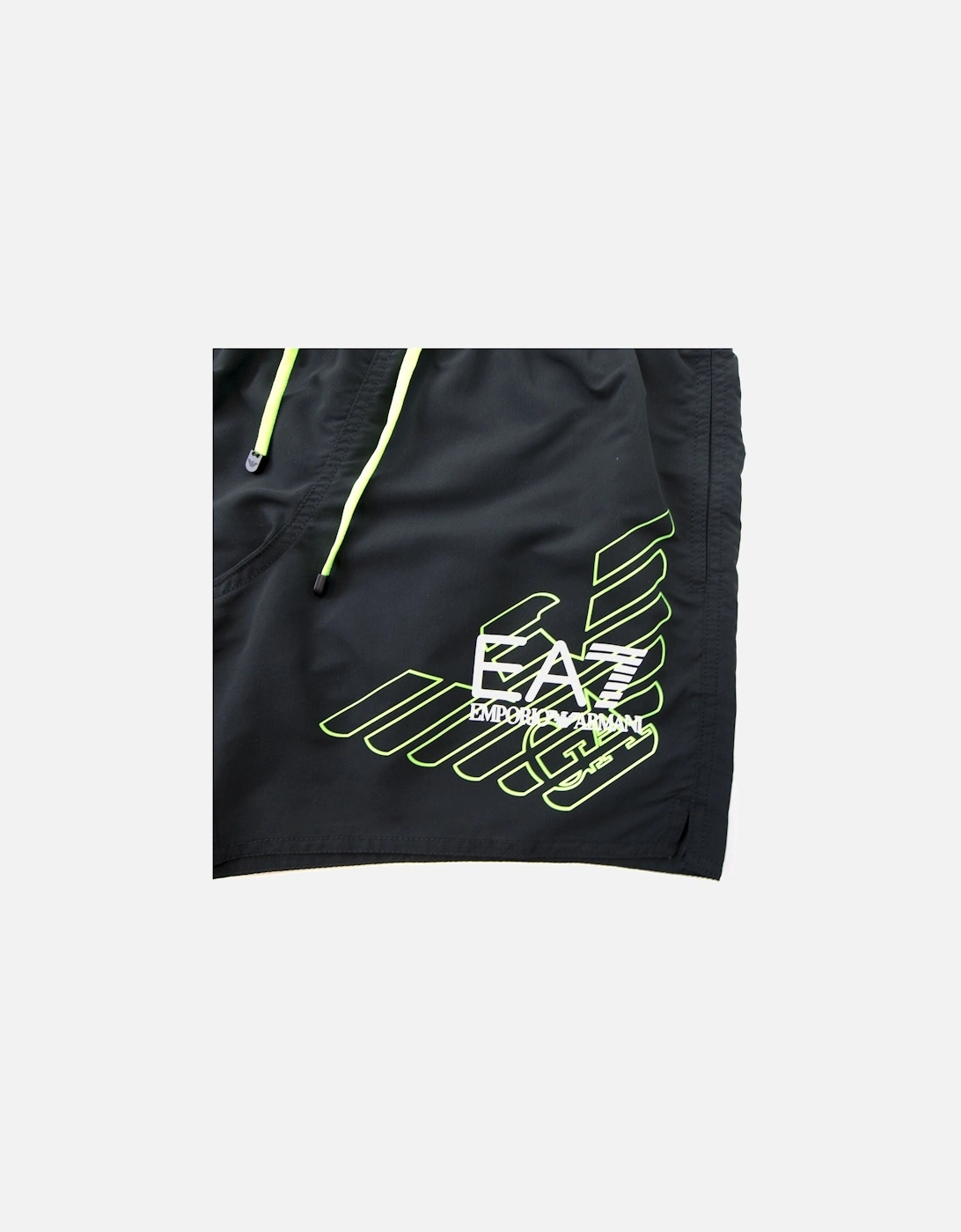 Neon Eagle Swim Shorts Black