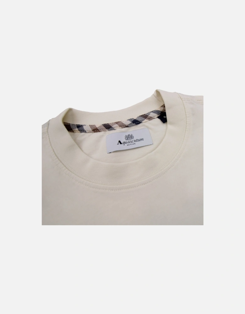 Active Small Logo T Shirt Old White
