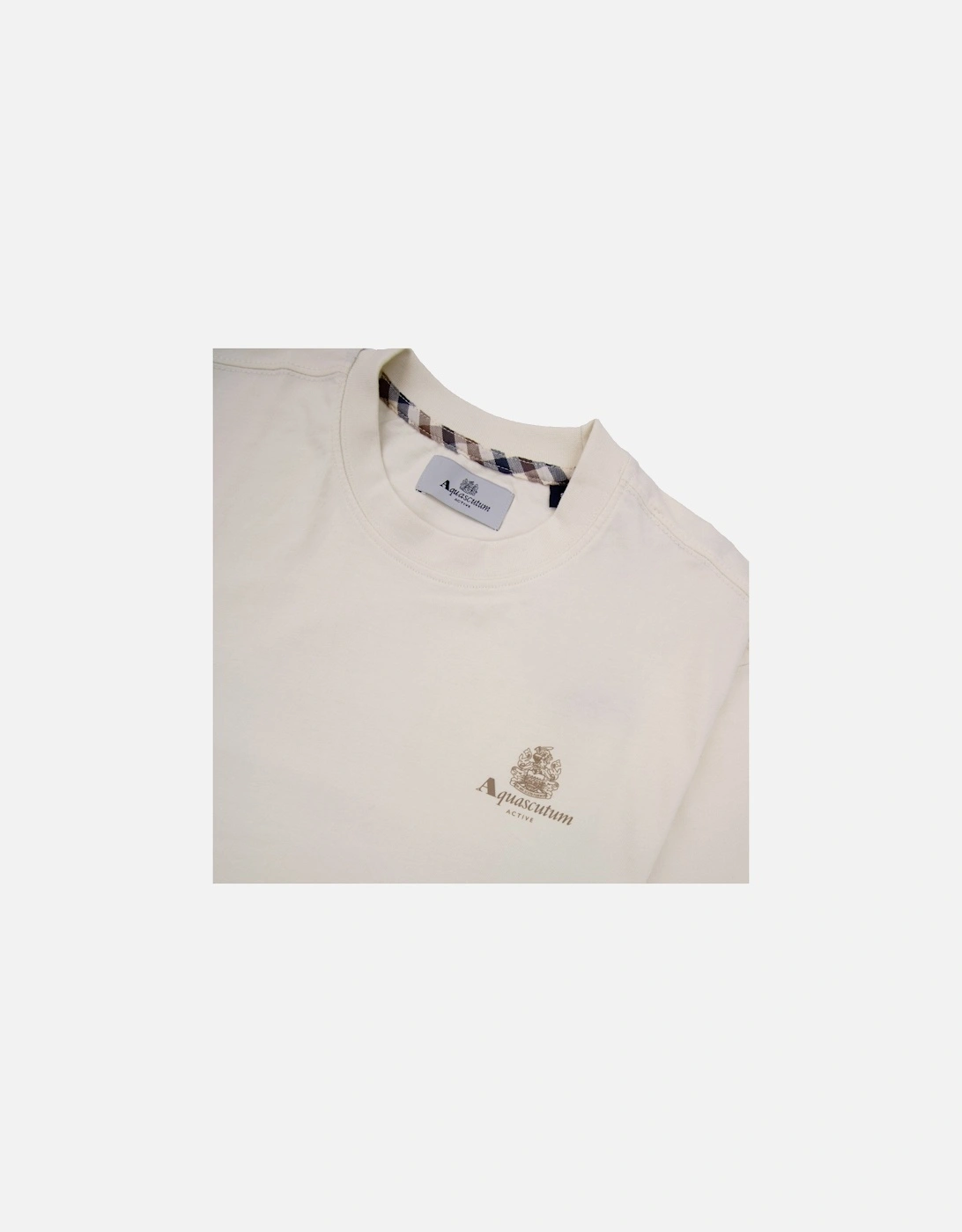 Active Small Logo T Shirt Old White