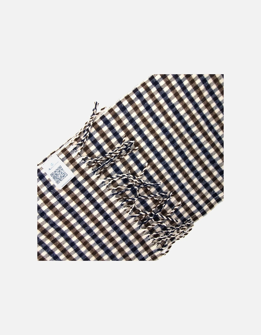 Merino Wool Club Check Scarf 28 Club Check