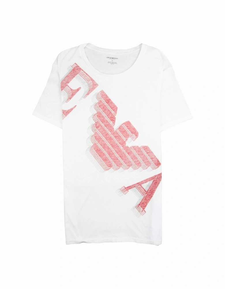 Swimwear Front Big Logo T-shirt White