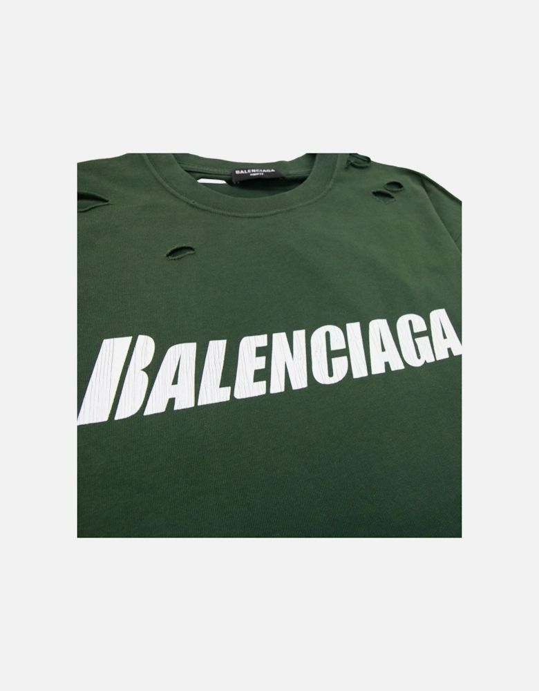 Caps Rip T-shirt Green