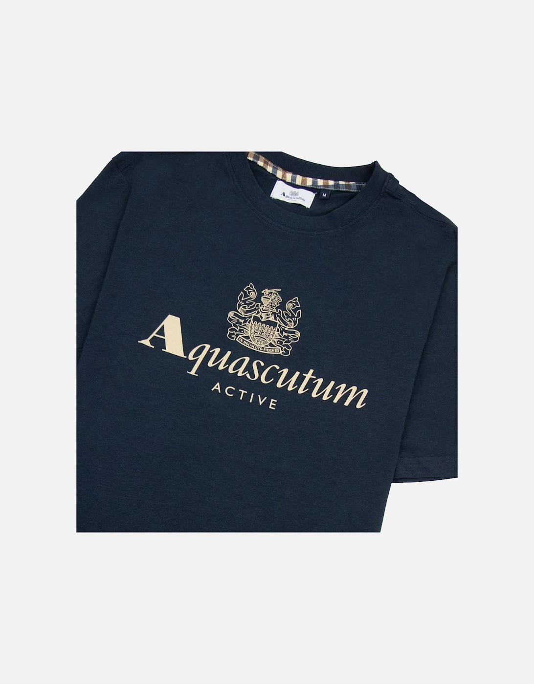 Active Big Logo T Shirt Navy