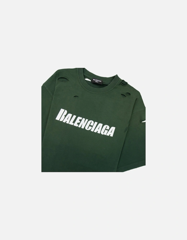 Caps Rip T-shirt Green