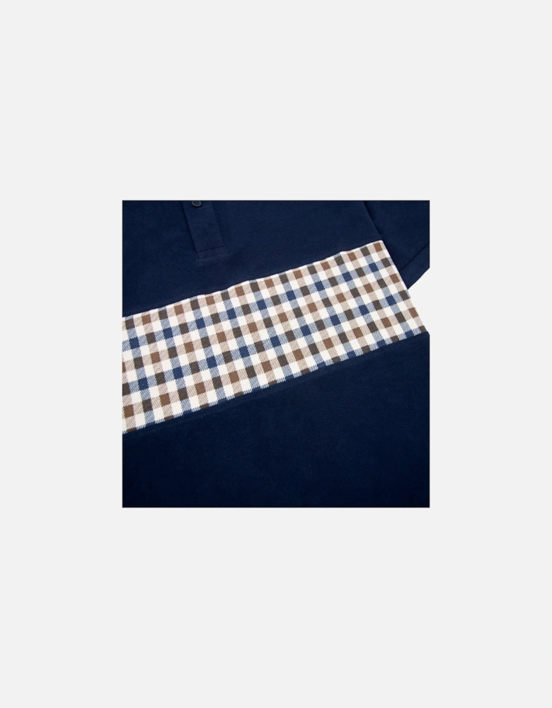Iconic Insert Polo Navy 11