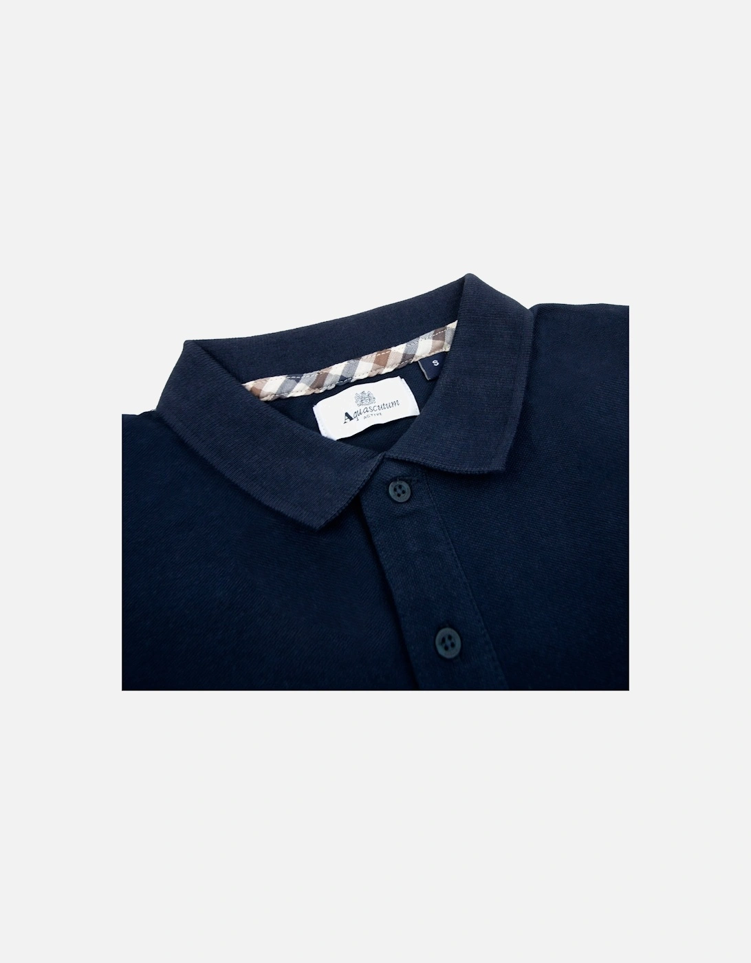 Iconic Insert Polo Navy 11