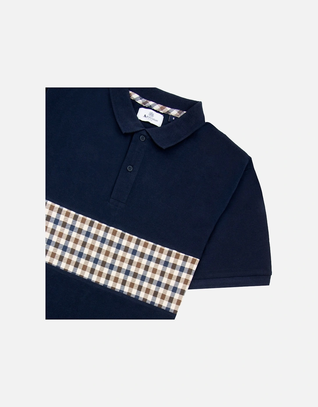 Iconic Insert Polo Navy 11