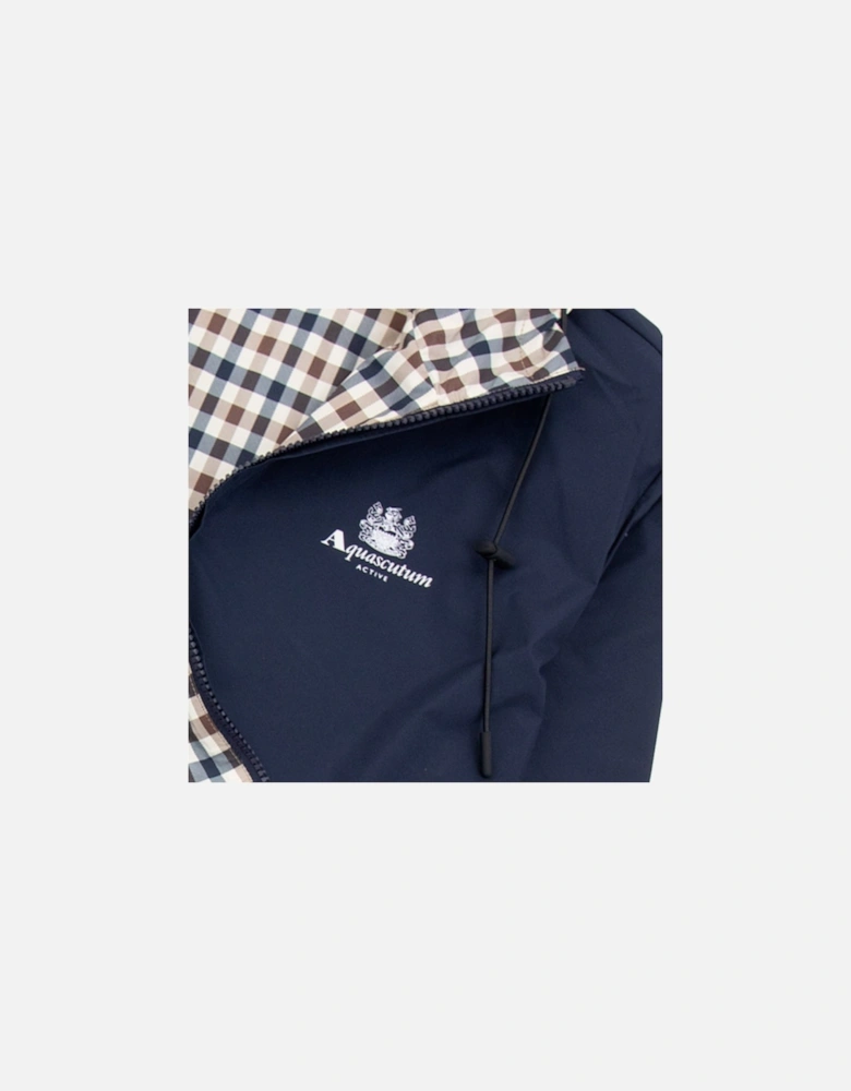 Sailor Check Reversible Jacket Navy 11